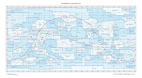 Image result for Equirectangular Constellation Chart