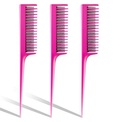 Amazon.com : 3PCS Teasing Combs for Women, Professional Teasing Comb ...