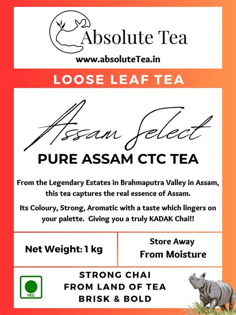 Assam Select - Pure Assam CTC – AbsoluteTea