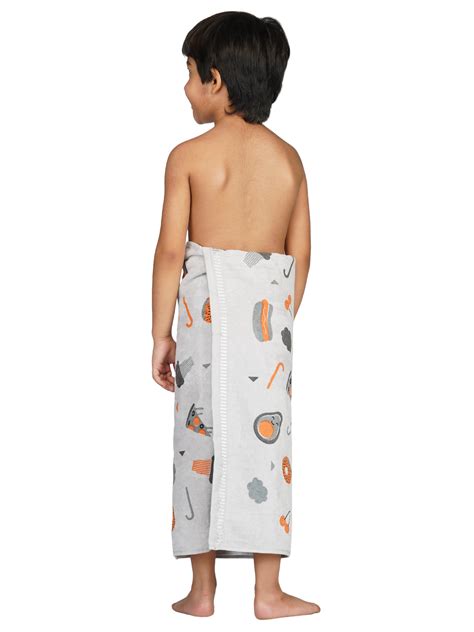 Rangoli 100% Cotton Kids Bath Towel | Skin Friendly Ultra Soft Towels