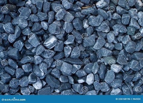 Smooth Dark Blue Stones, Decorative Element for Garden and Landscape ...