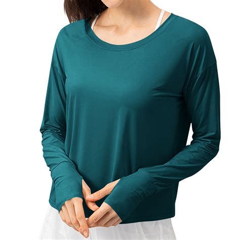 HongQid Women's Sun Shirts UPF 50+ Long Sleeve UV Protection Shirt ...