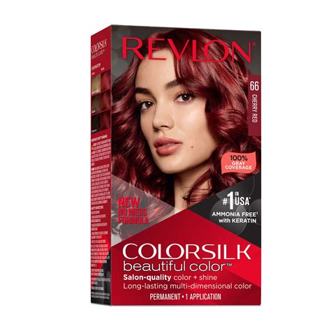 Revlon ColorSilk Hair Color - 66 Cherry Red - Shop Hair color at H-E-B