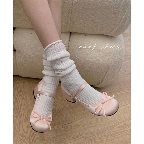 أحذية كعب عالي موديل ماري جين من تشكيلة 2025 متعددة الاستخدامات بكعب ...