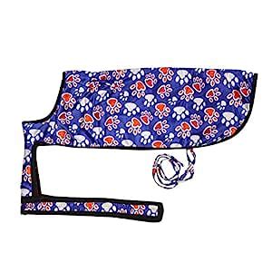 The Pet Point Nootie Winter Dog Coat With Paw Print Blue - 24 : Amazon ...
