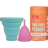 Sirona Reusable Menstrual Cup for Women - Medium with Pouch | FDA ...
