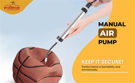 Proberos® Mini Air Pump - Portable Hand Pump for Bicycle Tires ...