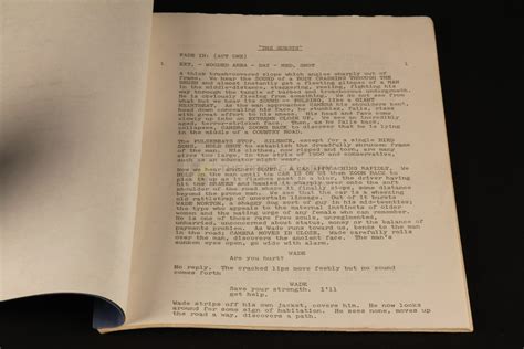 The Prop Gallery | Production used script - The Guests