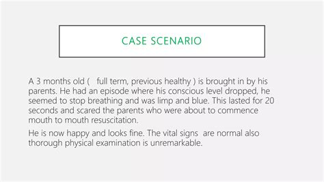 Brief resolved unexplained events (brue) | PPTX