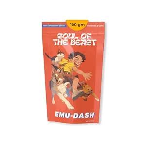 Human and The Beast Emu Dash | 100% Air Dried Emu Meat Topper for Dogs ...