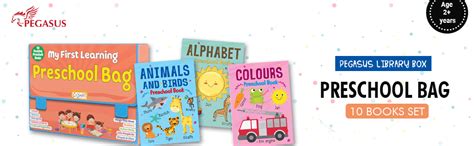 My First Learning Preschool Bag - Set of 10 Exciting Preschool Books ...