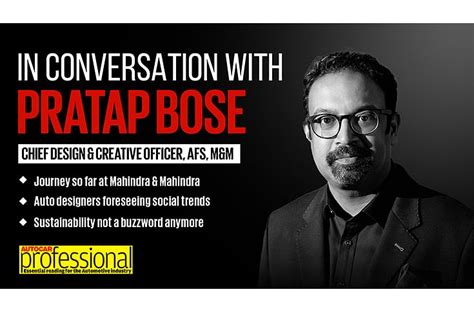 Video Interview: Pratap Bose, Chief Design and Creative Officer, Auto ...