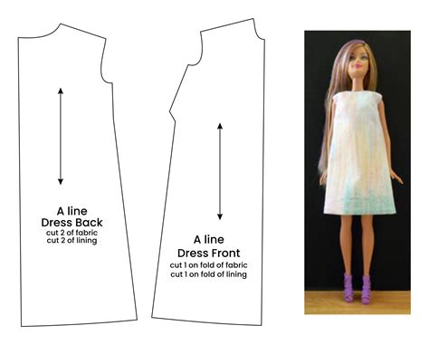 Beginner Printable Barbie Clothes Patterns - Printable Word Searches