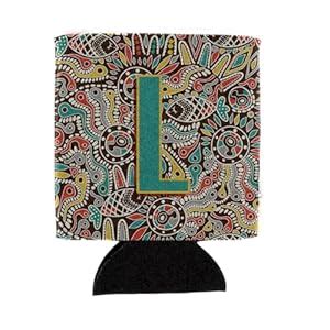 Caroline's Treasures CJ2013-LCC Letter L Retro Tribal Alphabet Initial ...