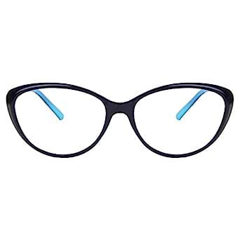 Ocnik 241 Blue Colour Cat-Eye Frame : Amazon.in: Fashion