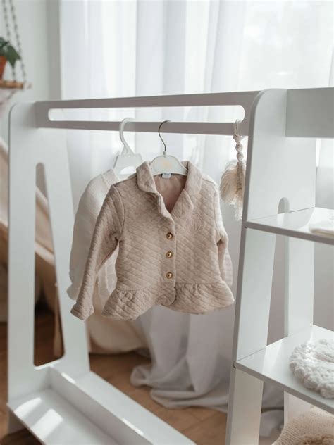 White Montessori Wardrobe for Kids | YokoTower