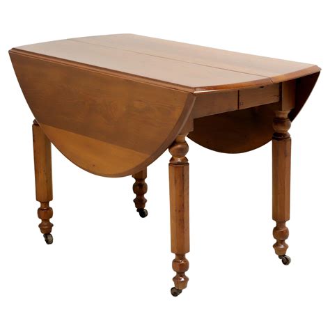 Vintage Drop-Leaf Dining Table at 1stDibs