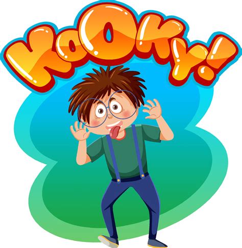 personaje de dibujos animados juguetón con expresión de palabra ...