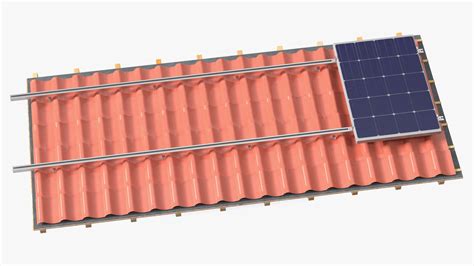 3D model Metal Roofing with Solar Panel | 3D Molier International
