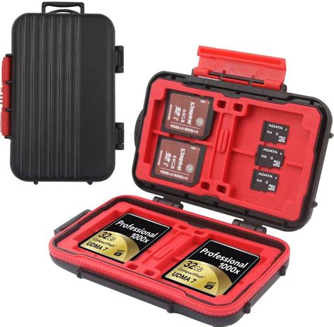 easyCover 24 Slots Memory Card Case,Sd Card Holder,Water-Resistant ...