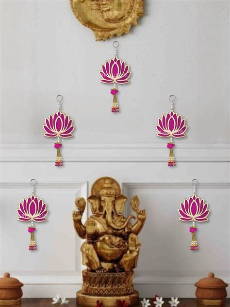 Buy JH Gallery Lotus Hangings for Decoration Floral Wall Hangings for ...
