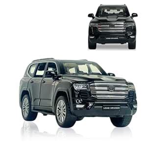 Fun Flicks Toyota Land Cruiser 1:32 Scale Die-Cast SUV, 7-Seater Toy ...