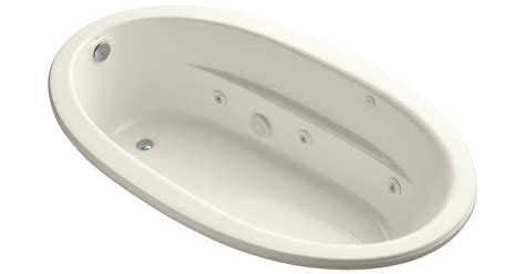 Kohler K-1164-W1-96 Sunward 72" Drop-In Jetted Whirlpool Bath Tub ...