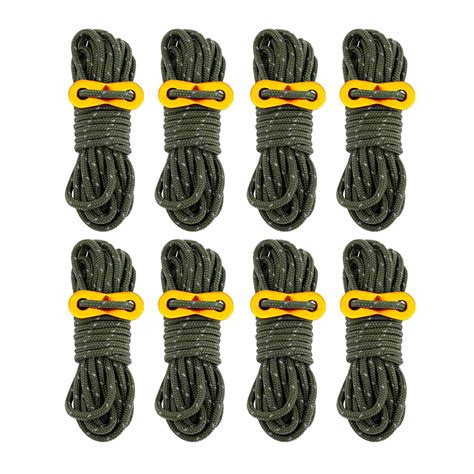 Backpacking Tents 4 Pack Guy Lines-Ultralight Tent Cords With Locking ...