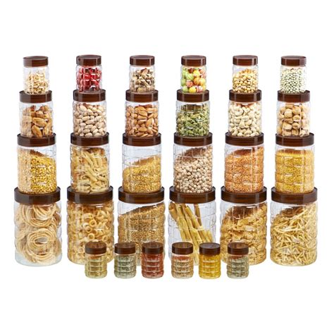 Buy Steelo Plastic Kitchen Storage Container Set Air Tight Container ...