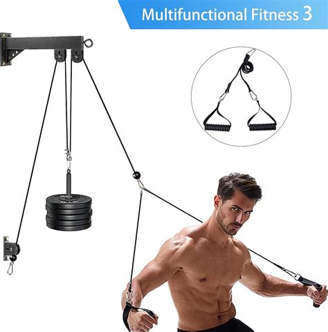 TRENDBOX Pulley System Gym Cable Machine LAT India | Ubuy