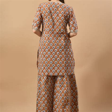 Buy Bagru Prints Kurta Set – SEEDS OF FUSION
