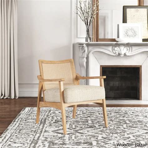 Centennial Cane Back Accent Chair | Wooden Bazar