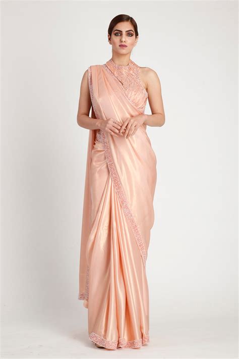 Peach Saree Set – House Of Exotique