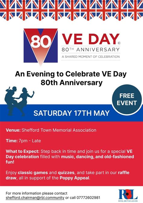 VE80 celebration , Shefford Town Memorial Association, Hitchin, 17 May ...