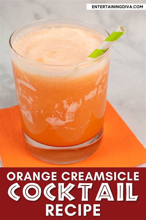 Try this orange creamsicle cocktail recipe for adults! Easy, delicious ...