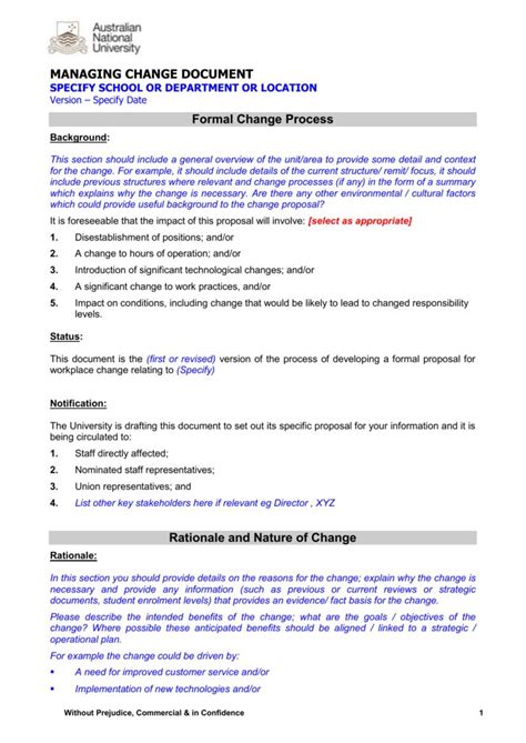 Image result for Process Change Form