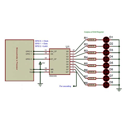 74HC595 Serial to Parallel Shifting IC Other