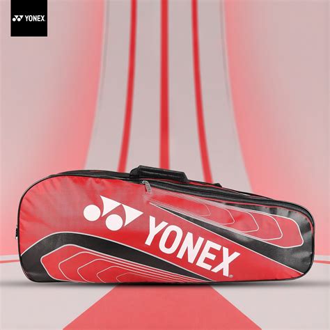Yonex SUNR 23025 Badminton Kitbag (Red/Black) | InstaSport