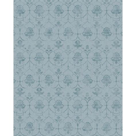 Ruggable Washable 8 x 10 Blue Damask Machine Wash Area Rug at Lowes.com