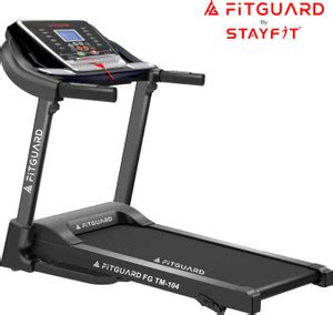 FITGUARD By STAYFIT Motorized Treadmill 3HP Peak 14 KM/H Speed 100Kg ...