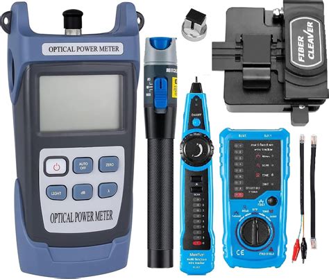 Techtest Ftth Combo Optical Power Meter 50dbm~+26dbm Sc/fc/st Optical ...