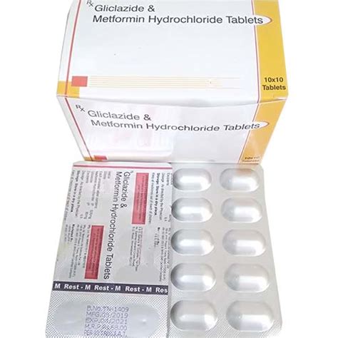 Metformin 500mg+ Gliclazide 80mg Tablets Neptune Life Sciences Pvt. Lt