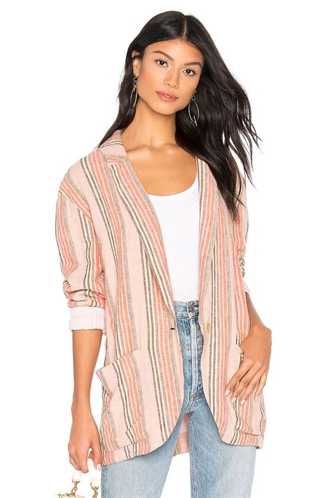 Free People Simply Stripe Blazer in Multi | REVOLVE