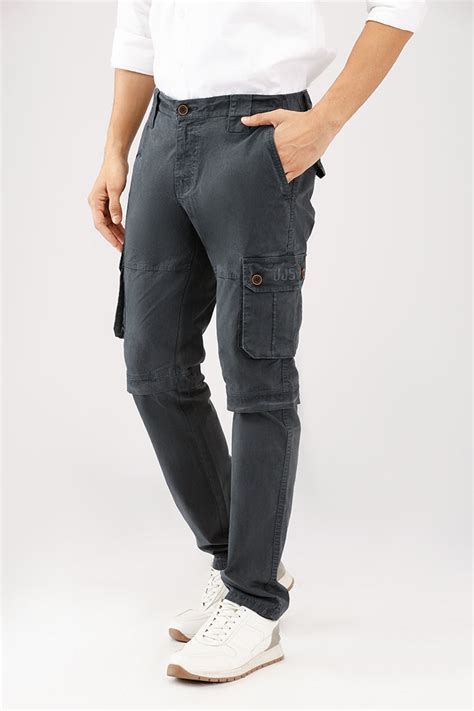Cotton Cargos - Charcoal Grey – JJ56
