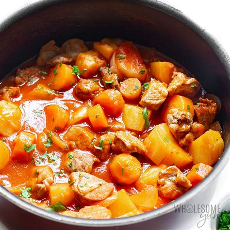 Pork Stew Recipe (Easy & Hearty!) - Wholesome Yum