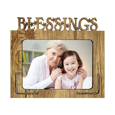 Xpression Decor Decorative Blessings Hand Crafted Wooden Table Photo ...
