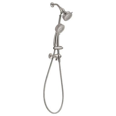 Moen Caldwell Spot Resist Brushed Nickel Round Handheld Shower Head 2 ...