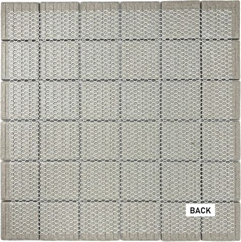 Buy Grey Speckled Unglazed Porcelain Mosaic Square 2x2 Inch Porcelain ...