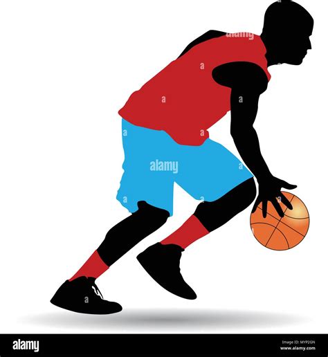 Basketball player silhouette hi-res stock photography and images - Alamy