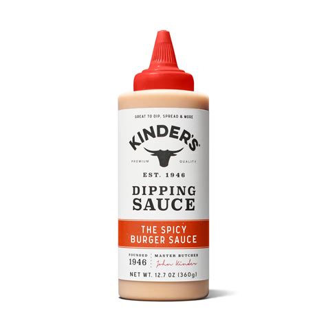 Kinder's Spicy Burger Dipping Sauce, 12.7 oz - Walmart.com
